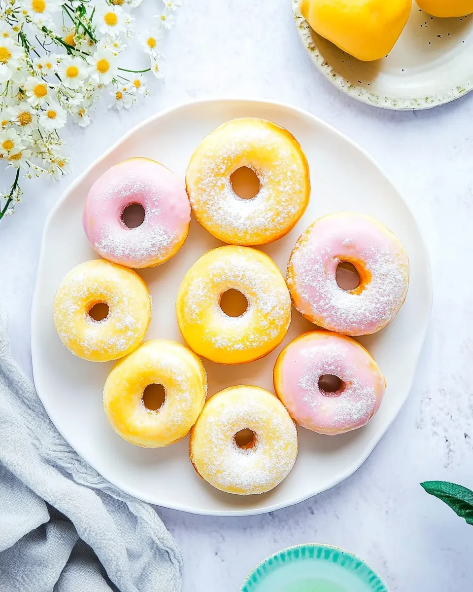 Classic Baked Vanilla Donuts image