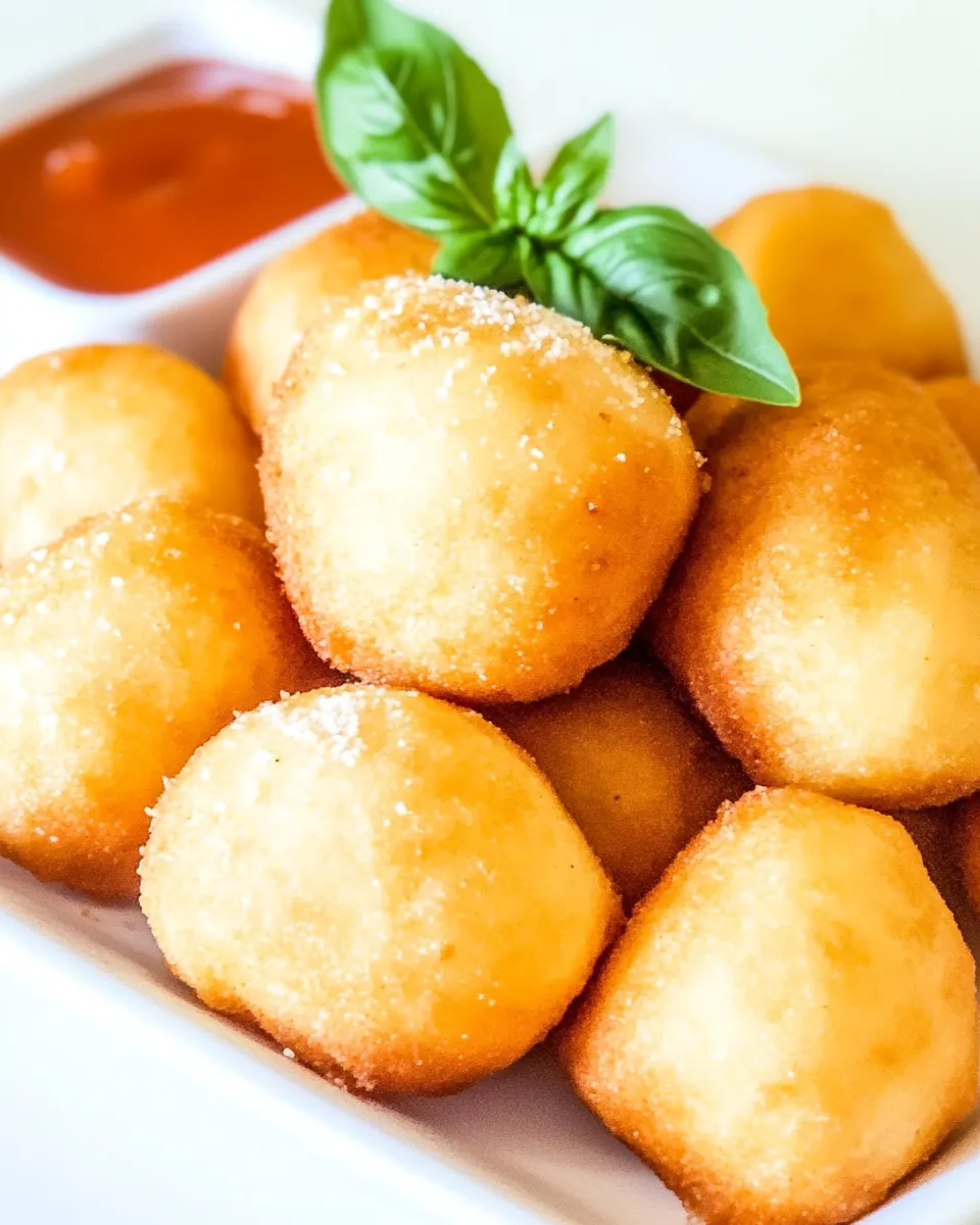 Easy Baked or Fried Pizza Balls picture