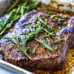 Homemade Balsamic Oven Baked Steak (Sheet Pan Dinner) photo