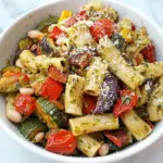 Homemade Balsamic Roasted Veggie and White Bean Pasta photo