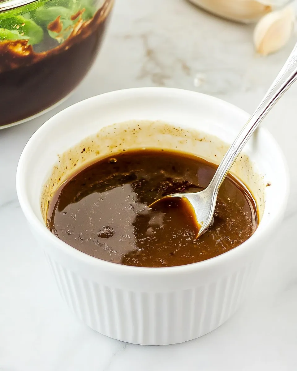 Delicious Balsamic Vinaigrette Dressing Recipe shot