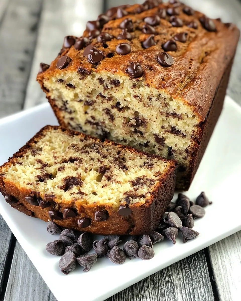 Classic Banana Chocolate Chip Bread image