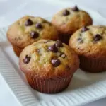 Homemade Banana Chocolate Chip Muffins photo