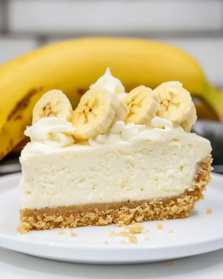 Homemade Banana Cream Cheesecake photo