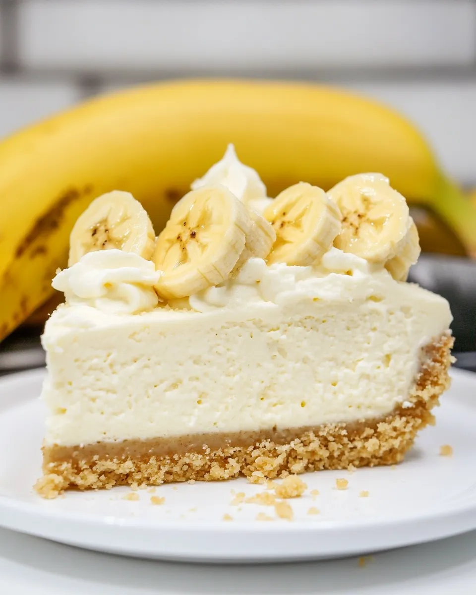 Homemade Banana Cream Cheesecake photo