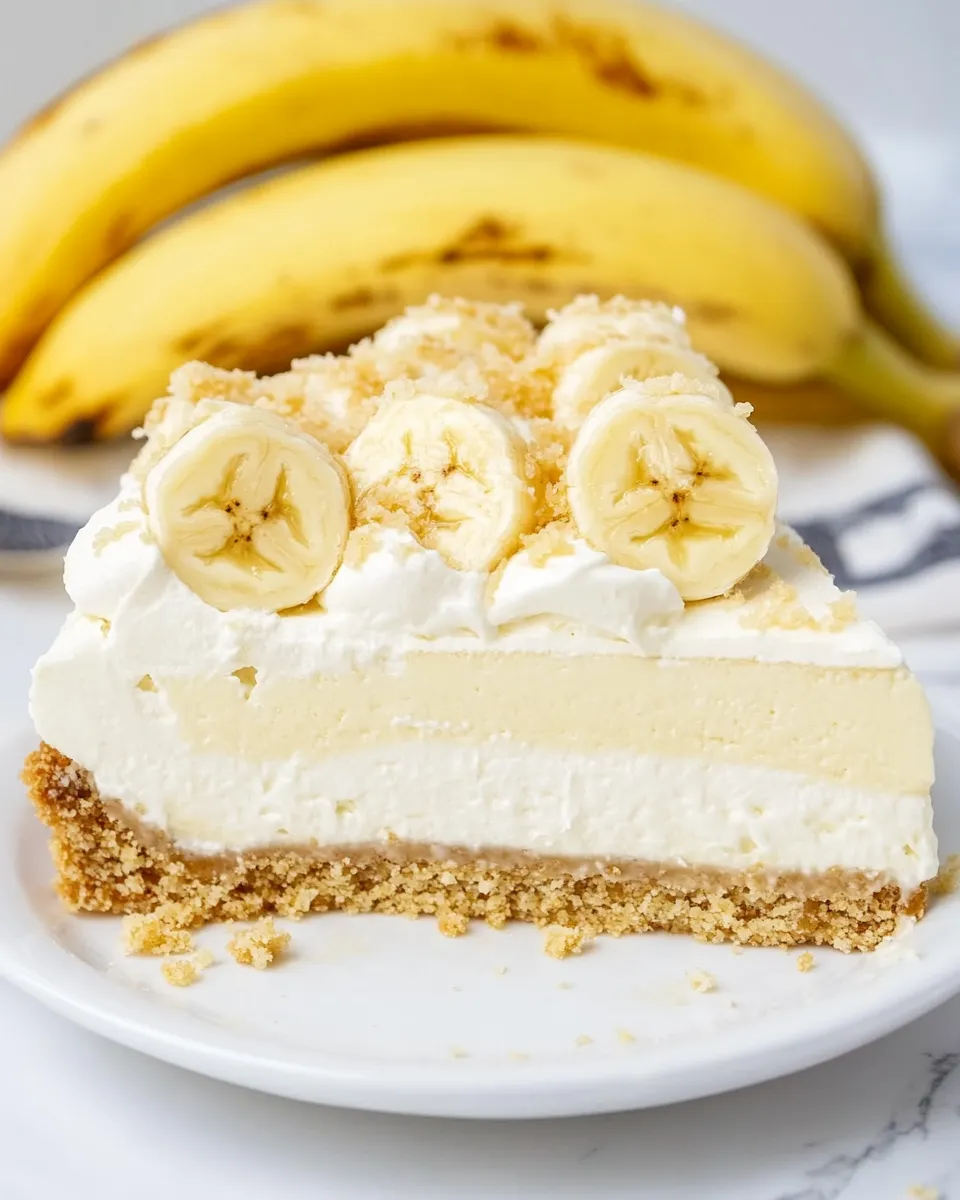 Classic Banana Cream Cheesecake image