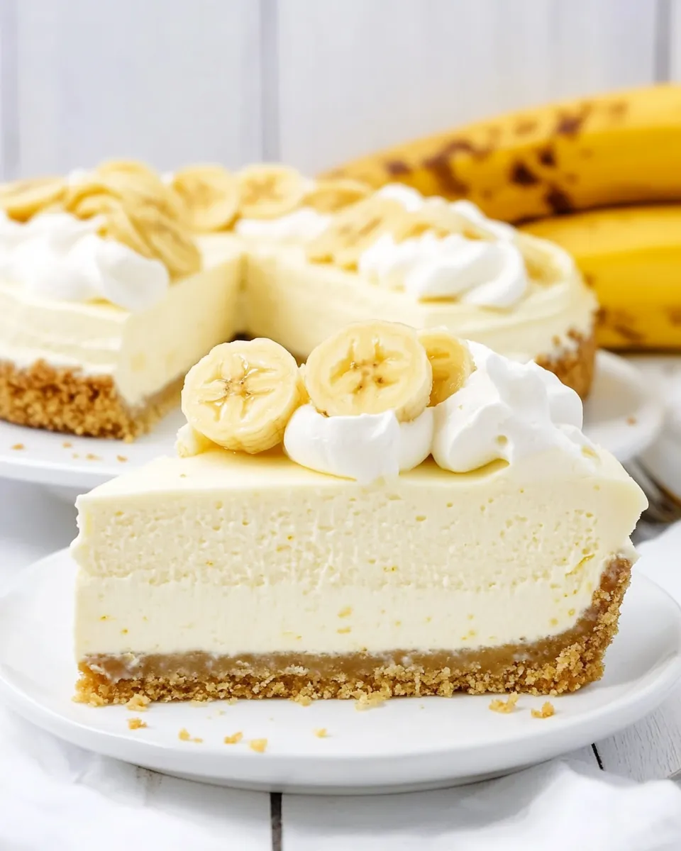Easy Banana Cream Cheesecake picture