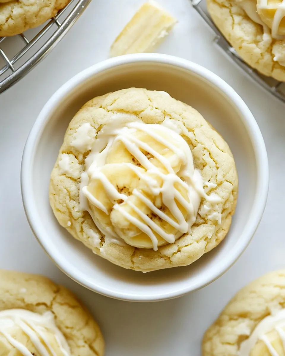Homemade Banana Cream Pudding Cookies photo
