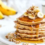 Homemade Banana Nut Pancakes photo