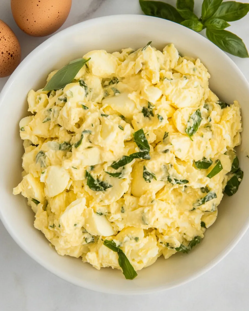 Classic Basil Egg Salad photo