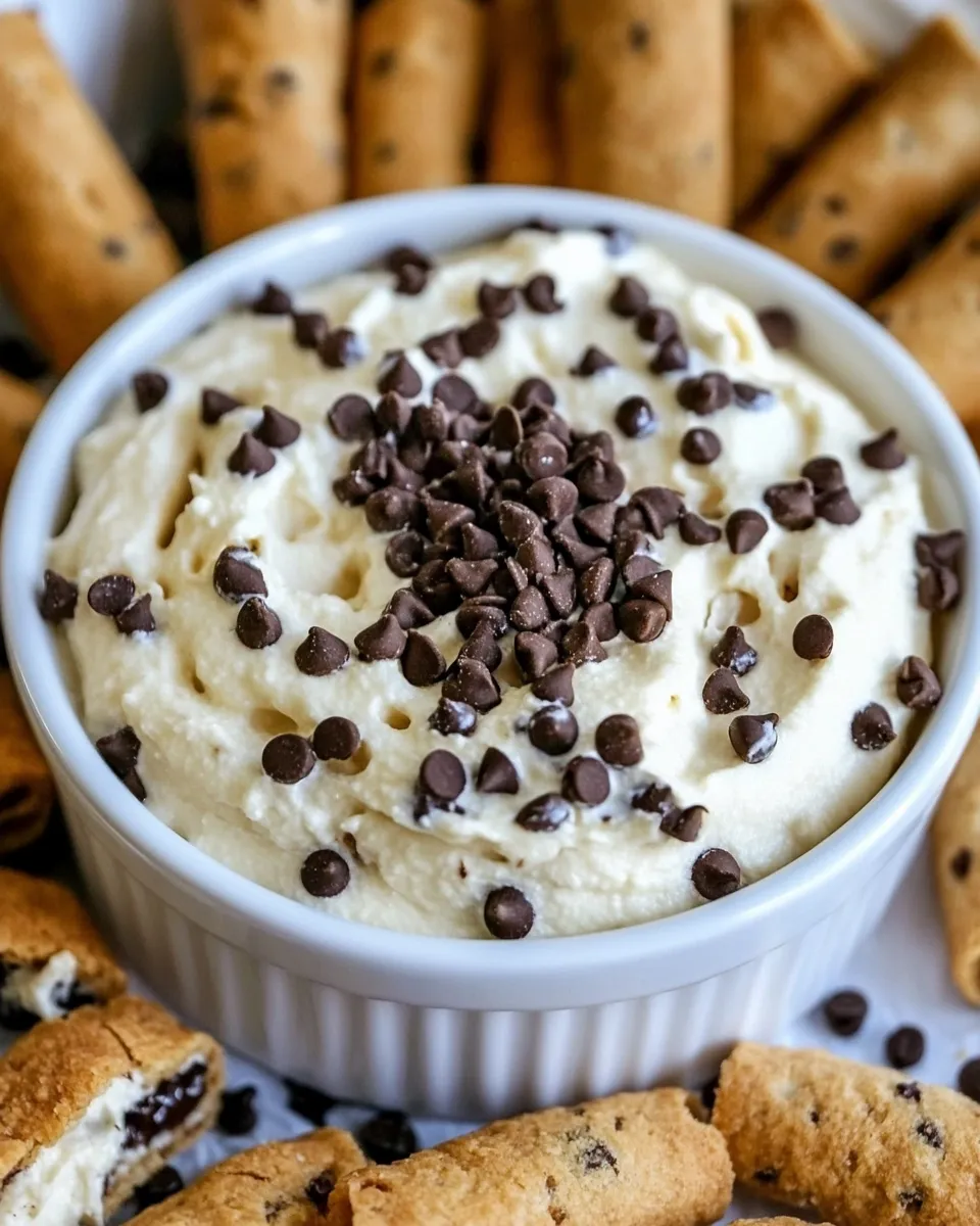 Delicious Best Cannoli Dip shot