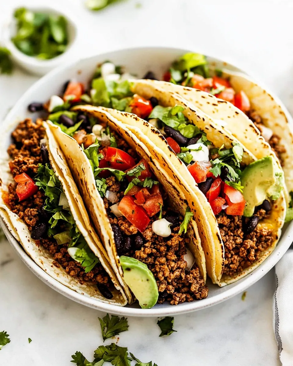 Classic Best EVER Ground Beef Tacos image