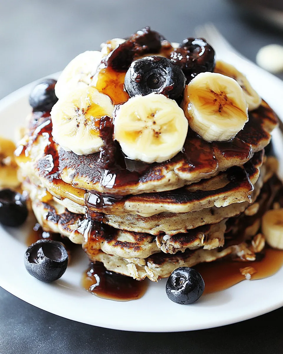 Easy Best Ever Banana Oat Pancakes picture