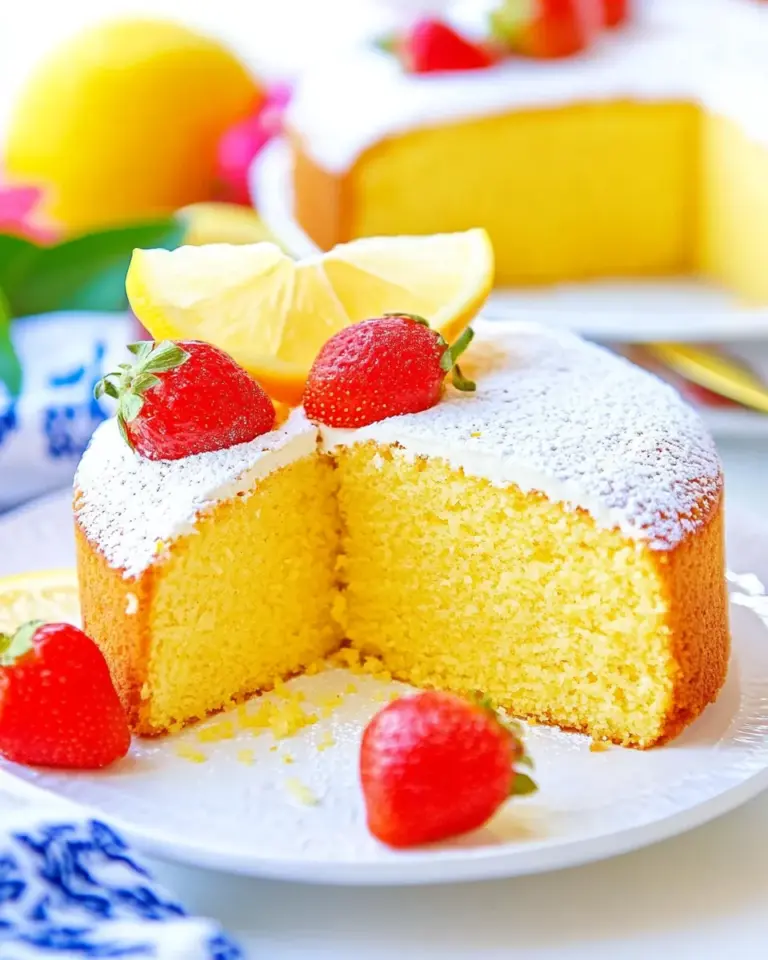 Homemade Best Lemon Ricotta Cake Recipe photo