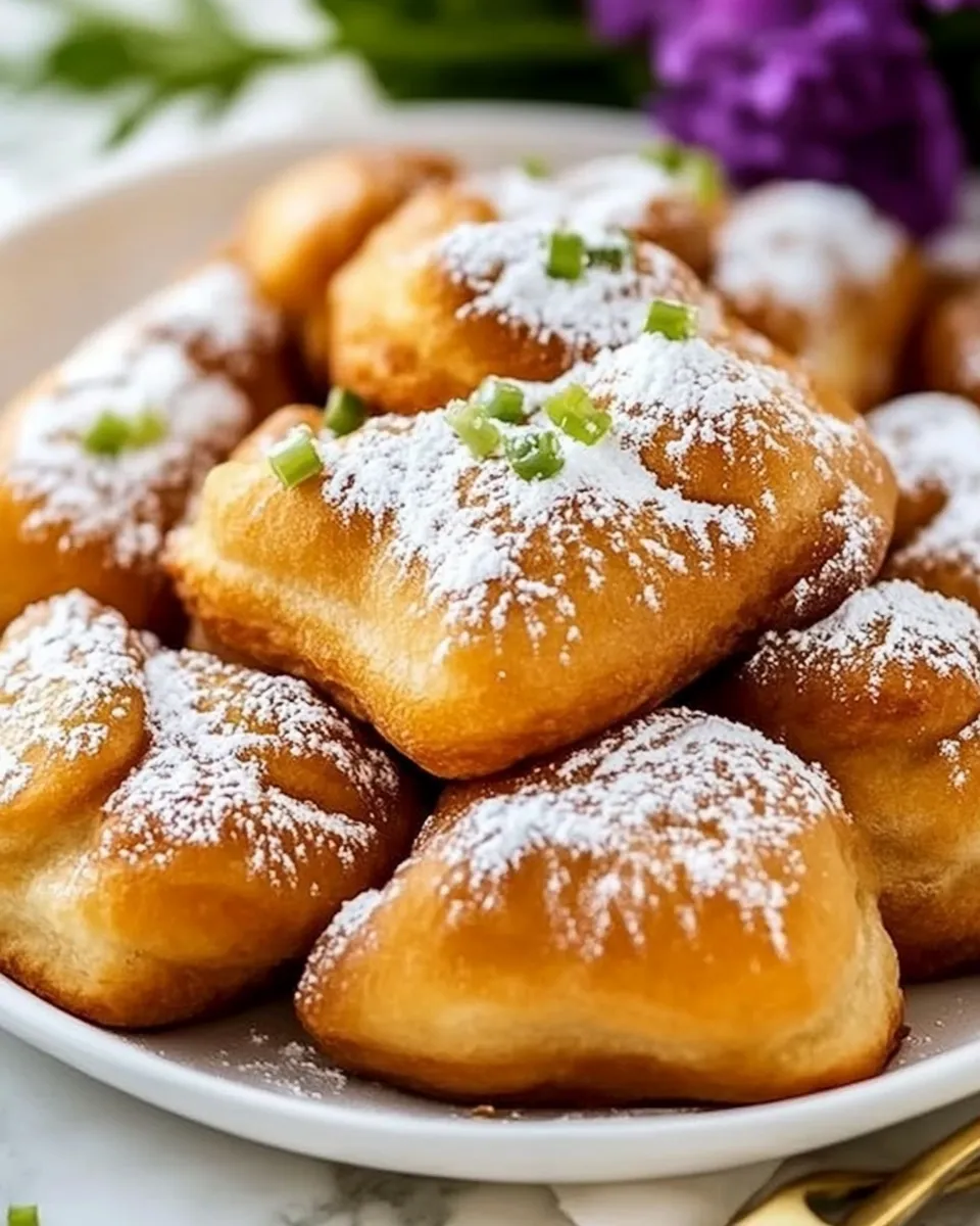 Delicious Biscuit Beignets shot