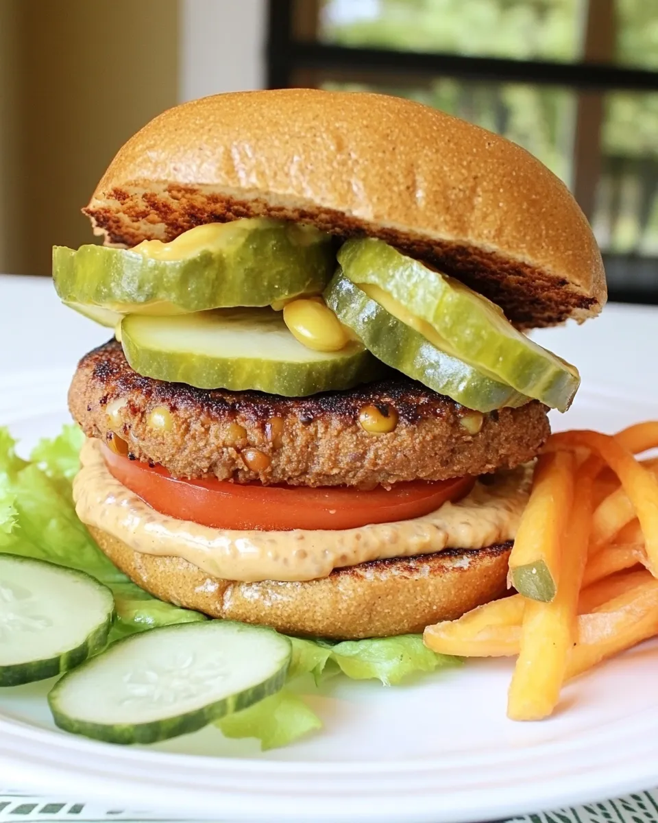 Homemade Black-Eyed Pea Burgers photo