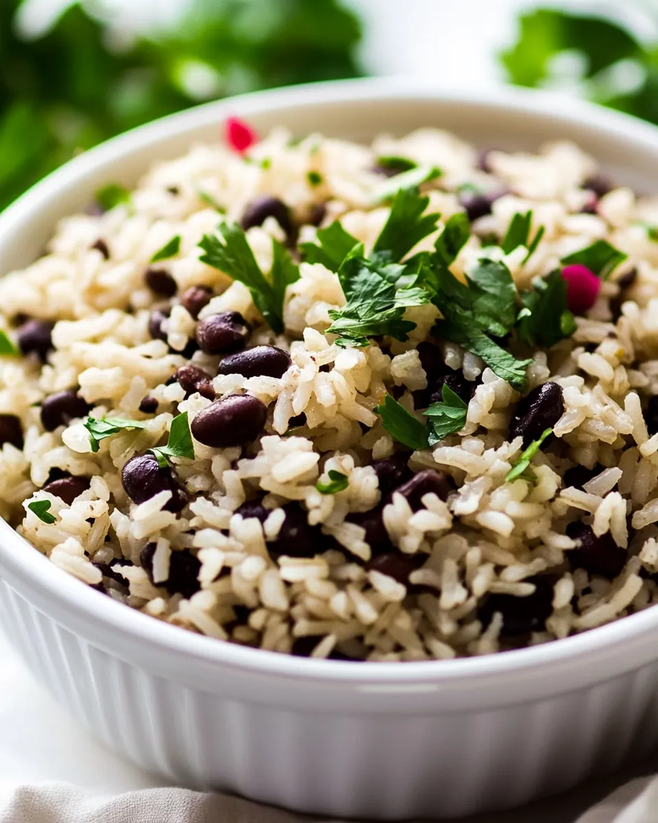 Homemade Black Beans & Rice Recipe photo