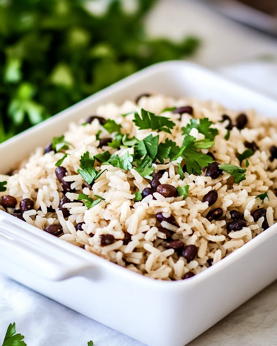 Delicious Black Beans & Rice Recipe shot