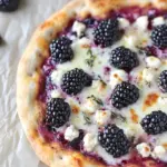 Homemade Blackberry Goat Cheese Pizza photo