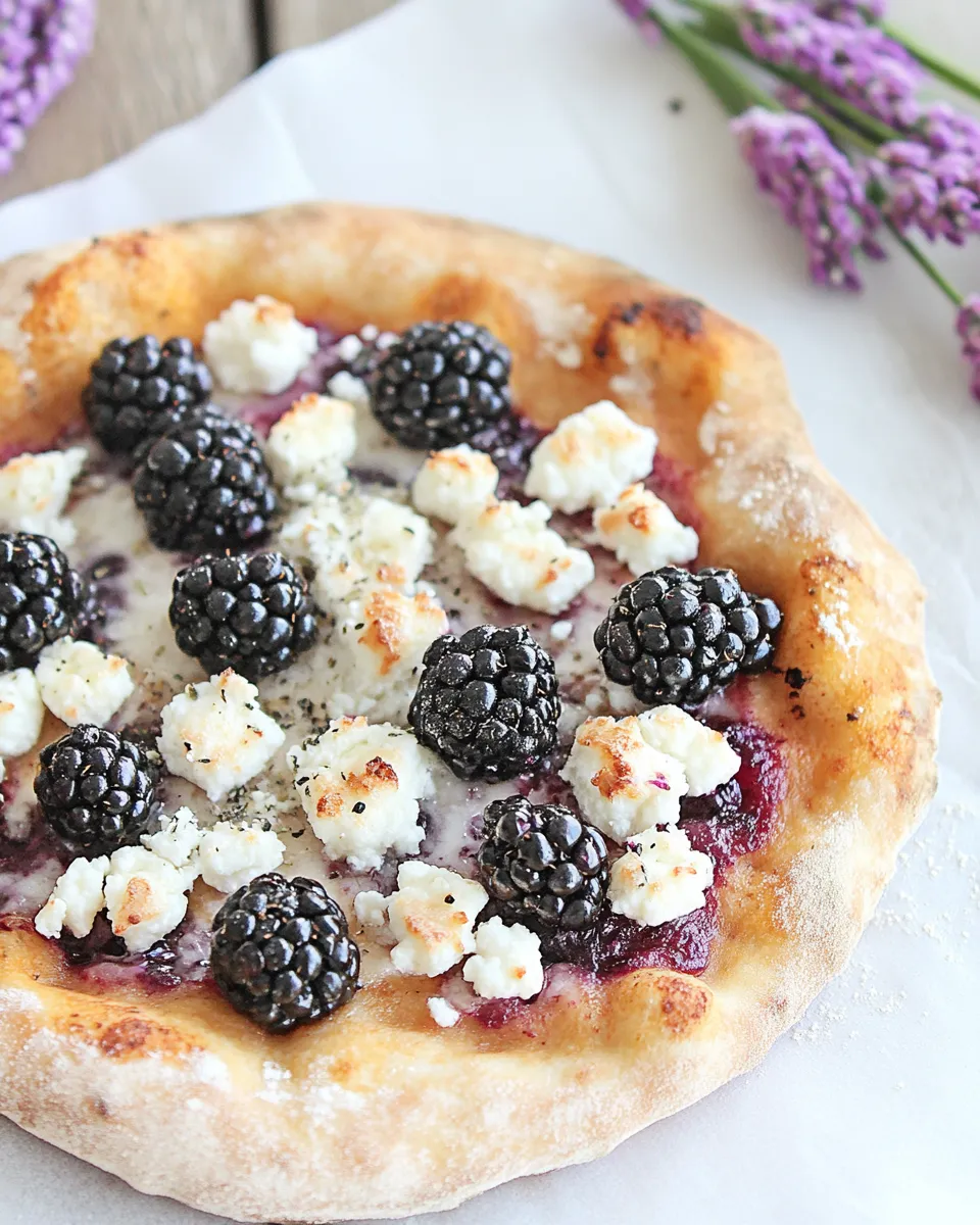 Classic Blackberry Goat Cheese Pizza image