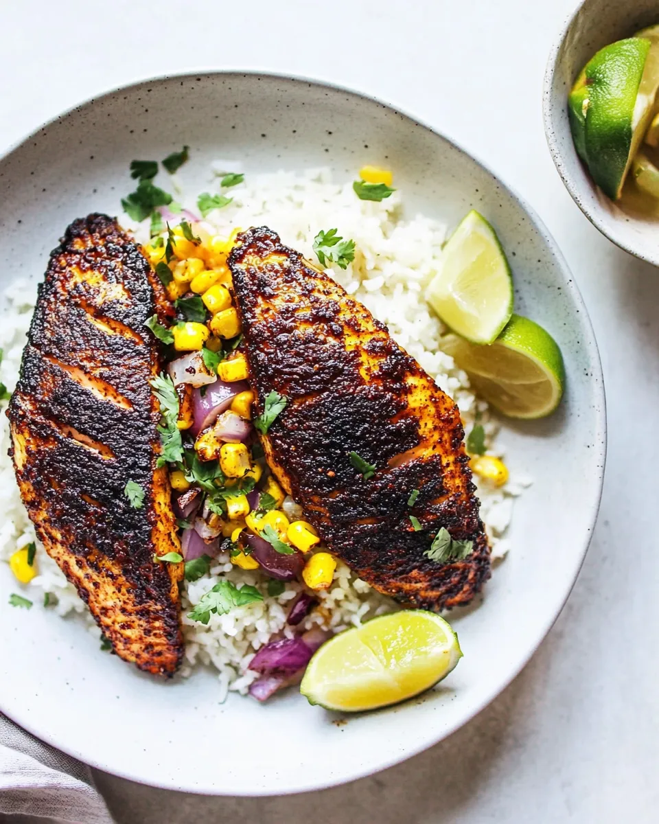 Classic Blackened Tilapia Recipe image