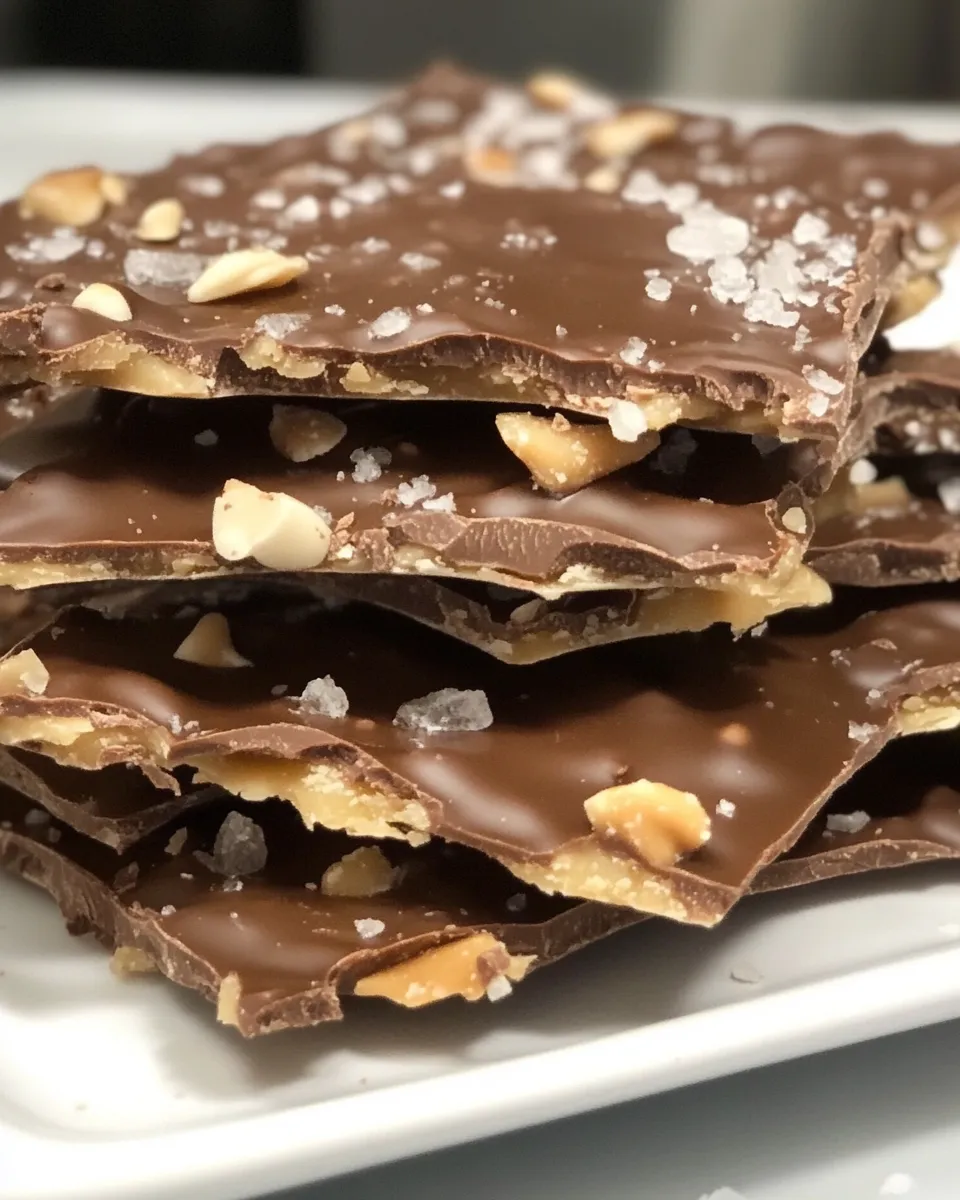Classic Blissful Salted Chocolate Bark That Will Make You Smile image