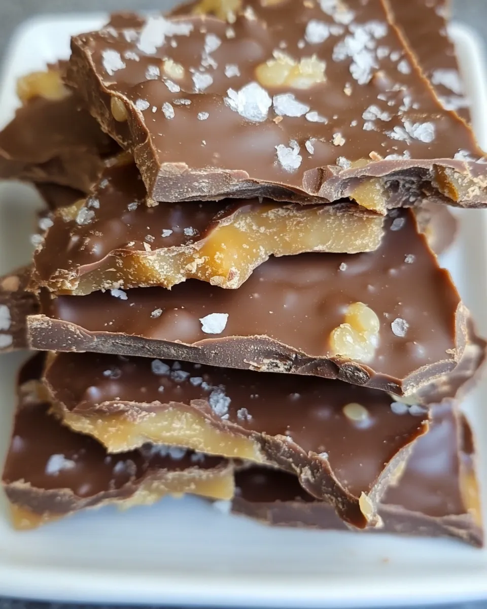Delicious Blissful Salted Chocolate Bark That Will Make You Smile shot