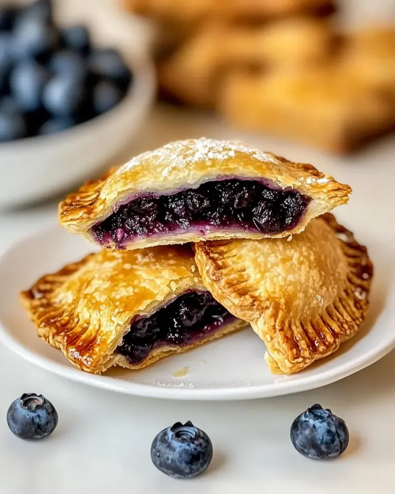 Homemade Blueberry Air Fryer Hand Pies photo