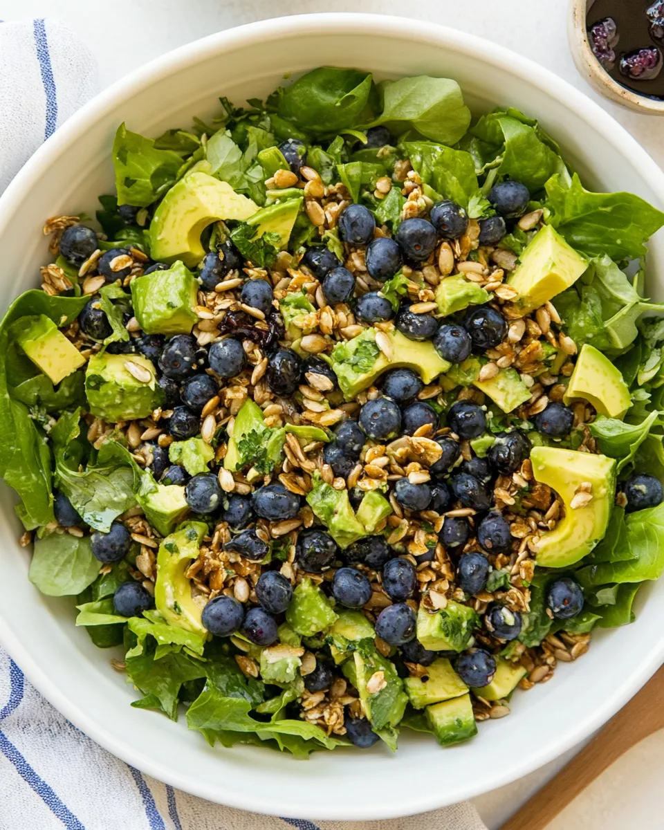 Classic Blueberry Avocado Sunflower Seed Chopped Salad image