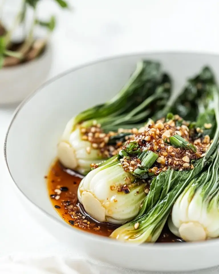 Homemade Bok Choy with Garlic Sauce Recipe photo