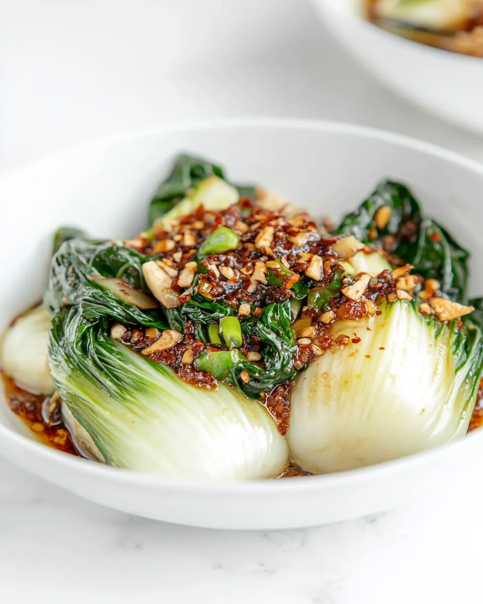 Classic Bok Choy with Garlic Sauce Recipe image