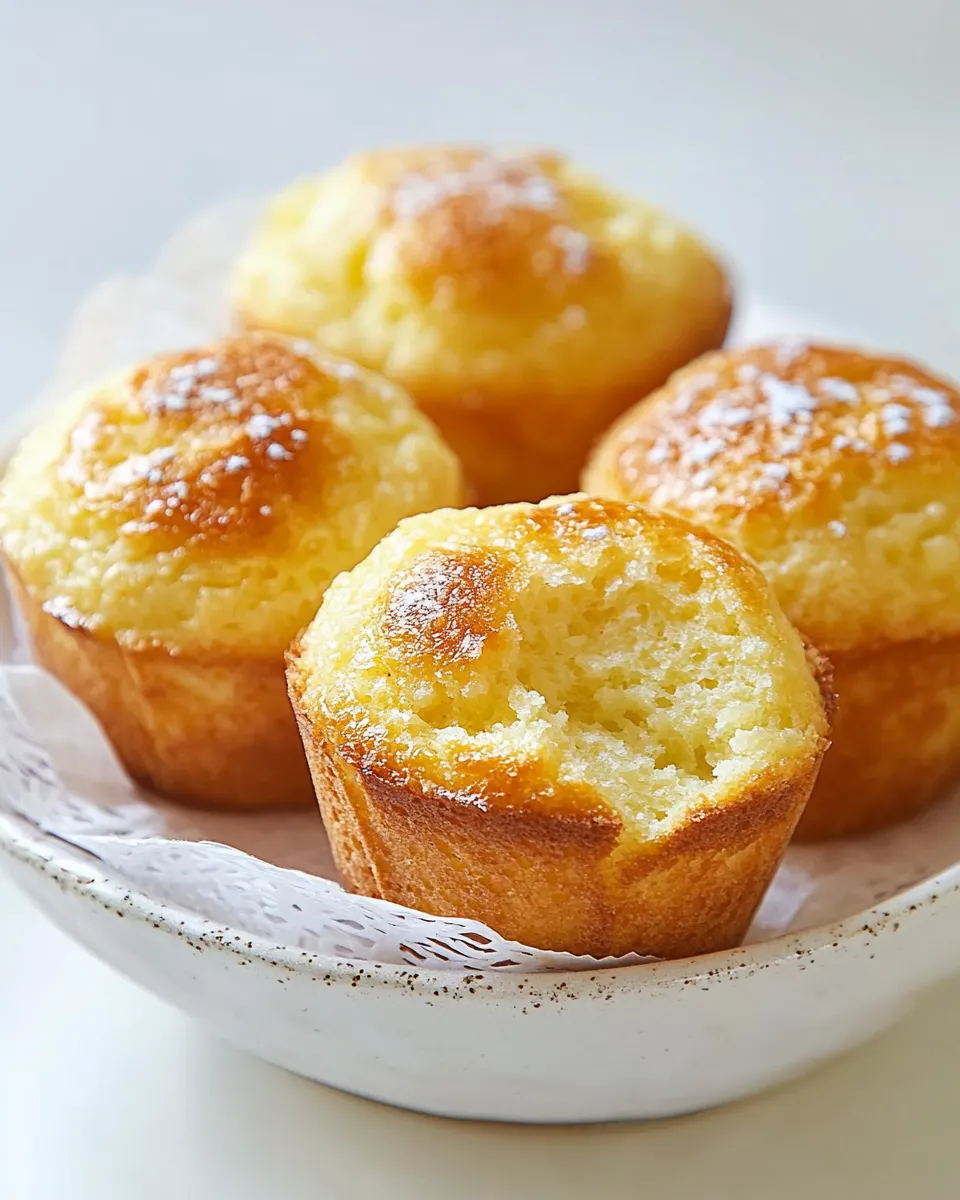 Delicious Bolos de Arroz (Portuguese Rice Muffins) shot