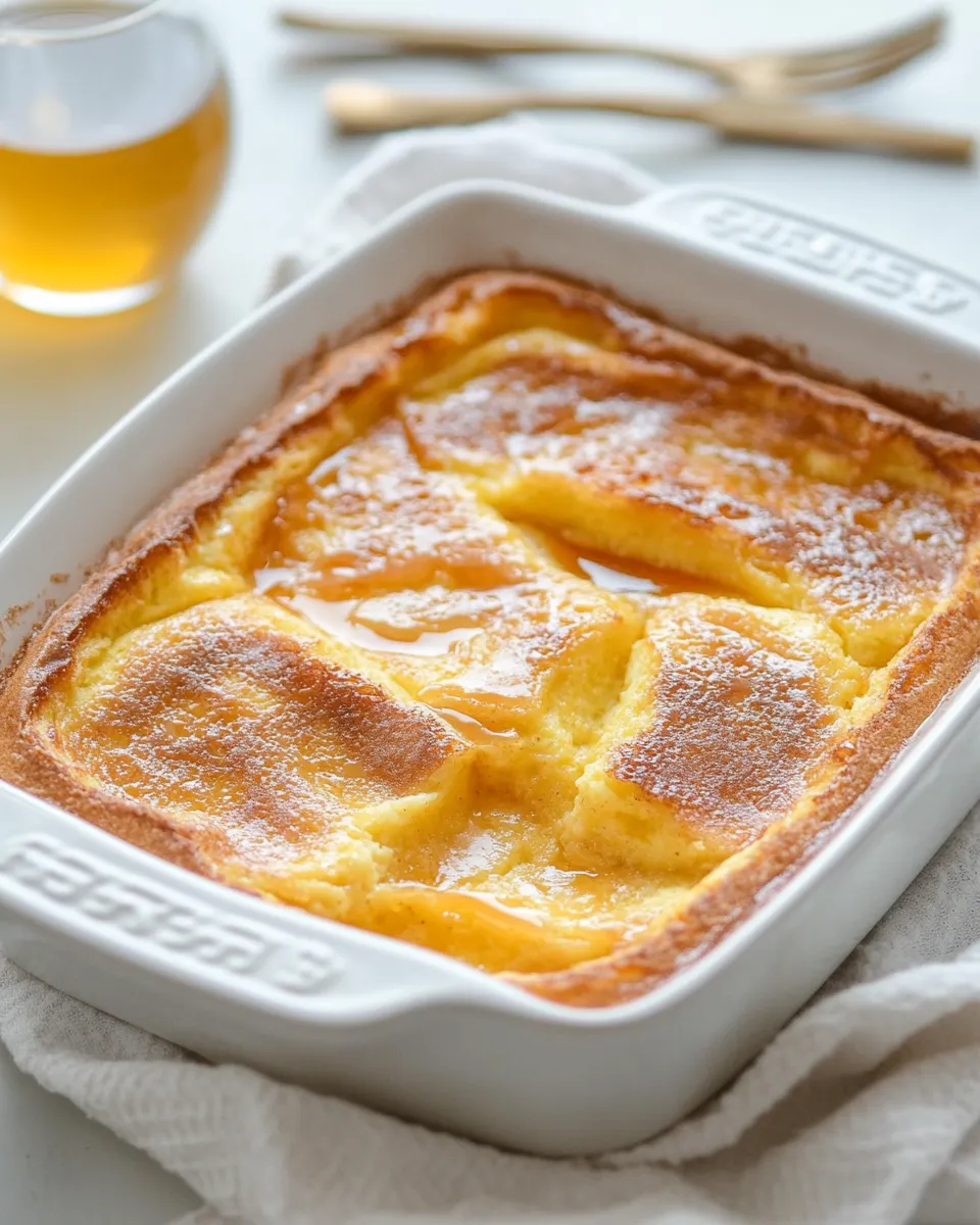 Delicious Boozy Caramel French Toast Casserole shot