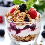 Homemade Breakfast Berry and Yogurt Crunch photo