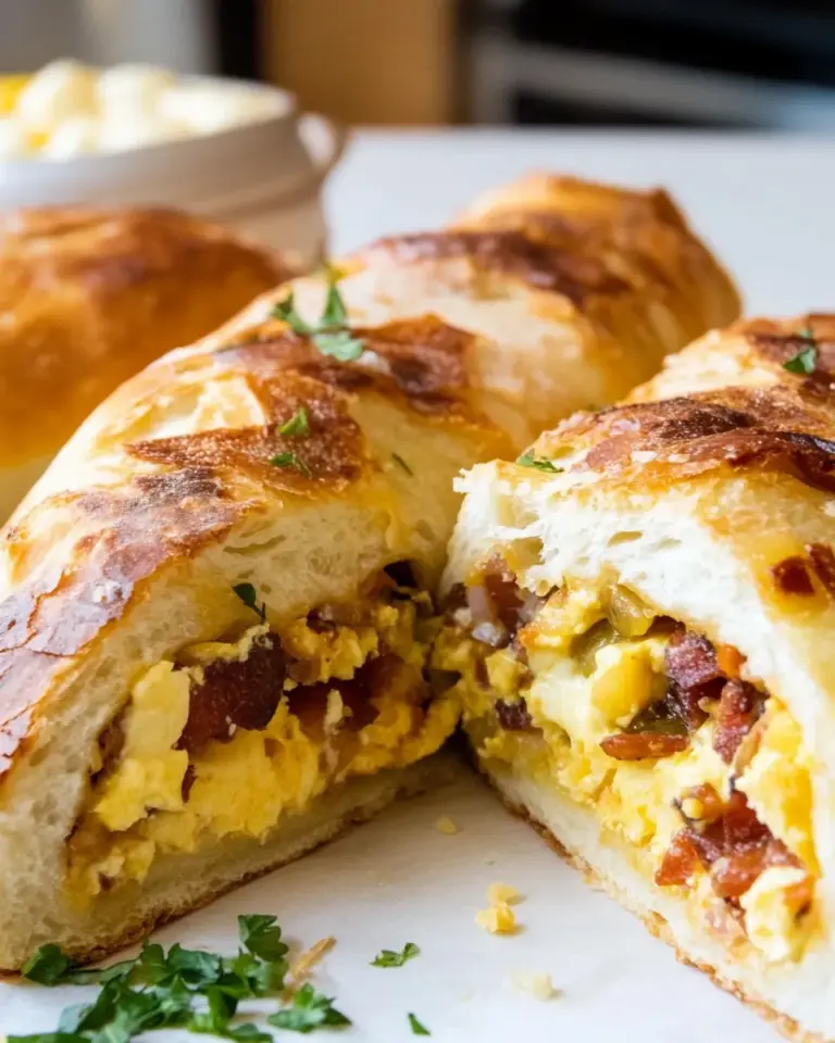 Homemade Breakfast Stromboli photo