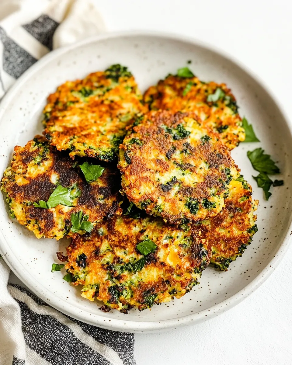 Classic Broccoli Cheddar Fritters image