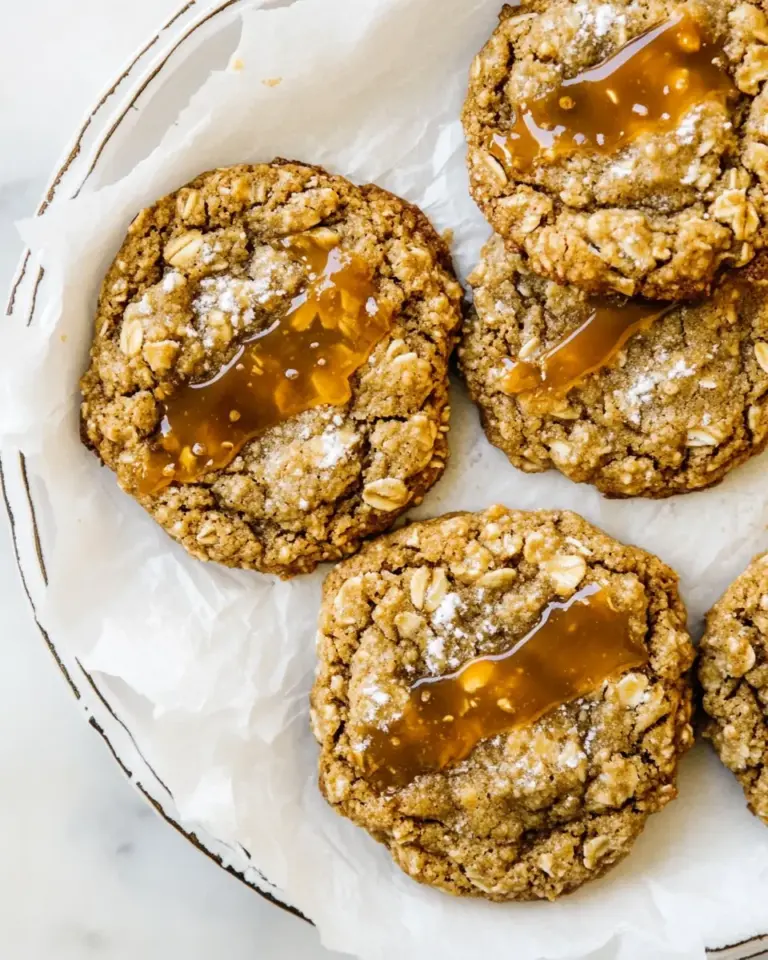 Homemade Brown Butter Caramel Oatmeal Cookies photo