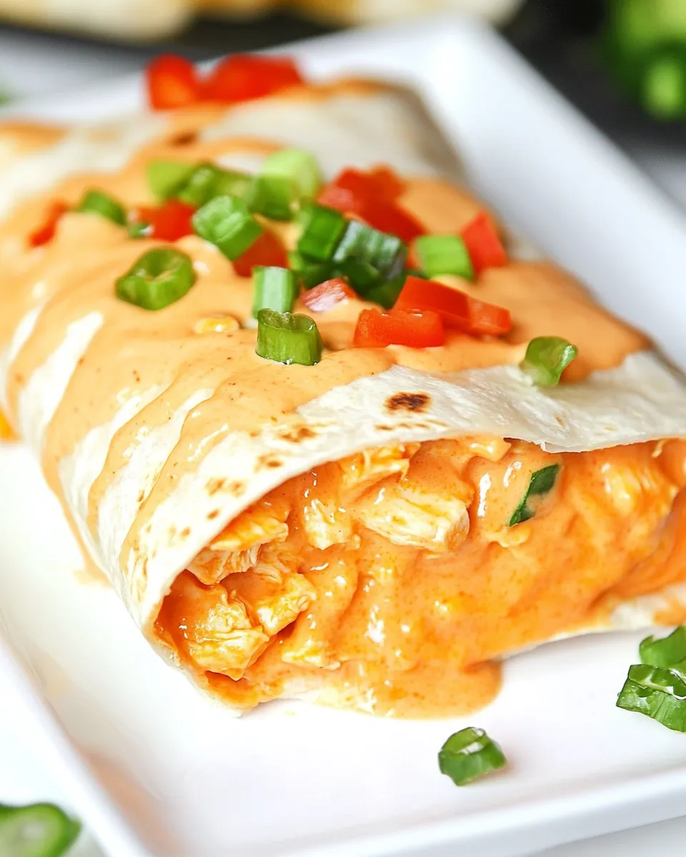 Easy Buffalo Chicken Burritos picture