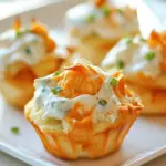 Homemade Buffalo Chicken Cupcakes photo