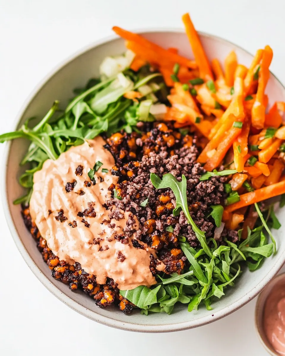 Classic Burger Bowl Recipe image