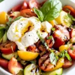 Homemade Burrata Caprese Salad photo
