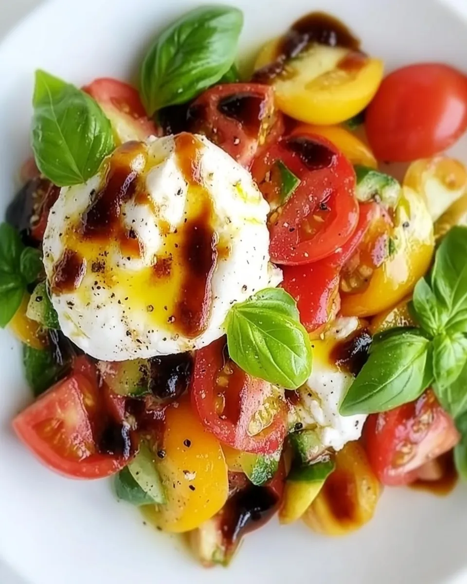 Classic Burrata Caprese Salad image
