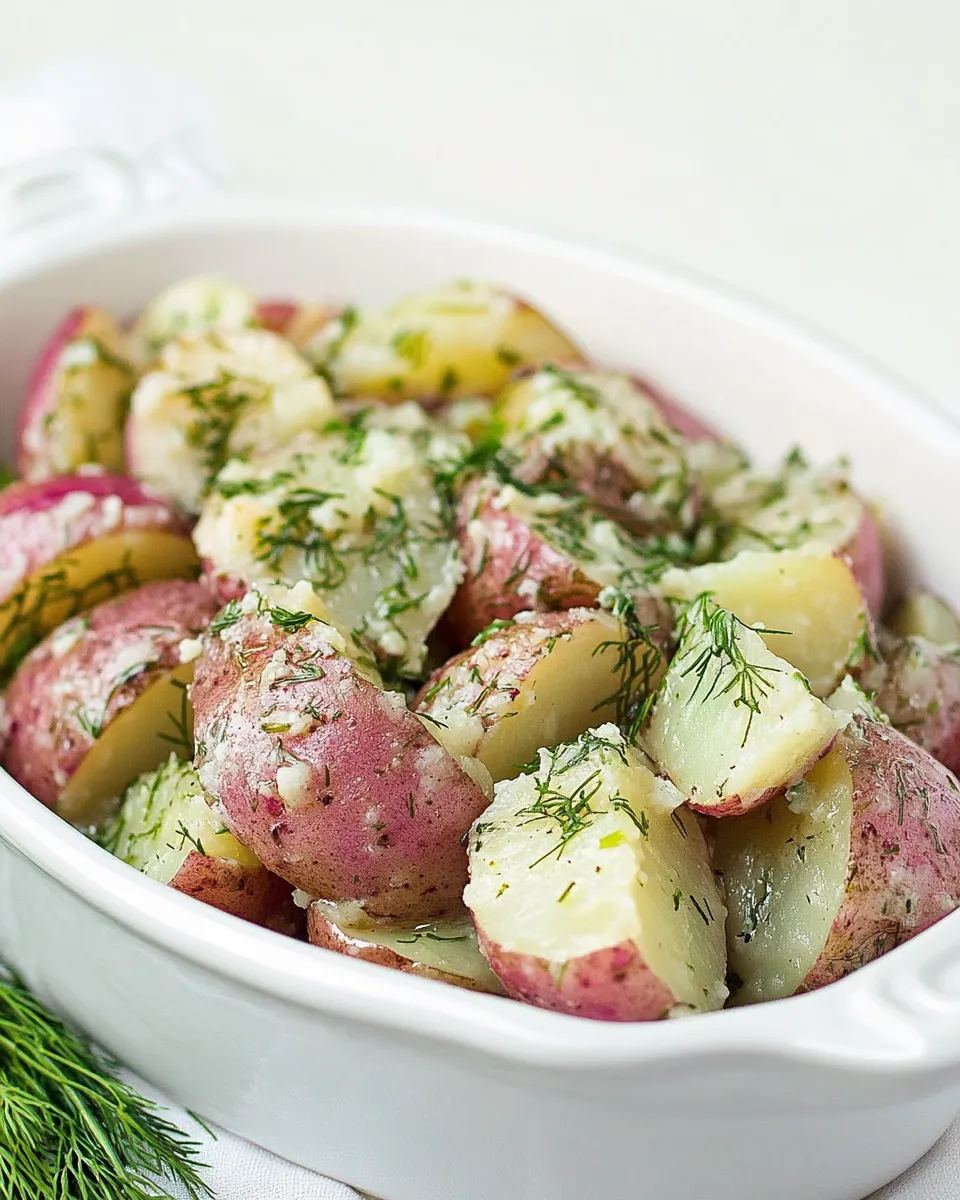 Classic Buttered Red Potatoes with Dill image
