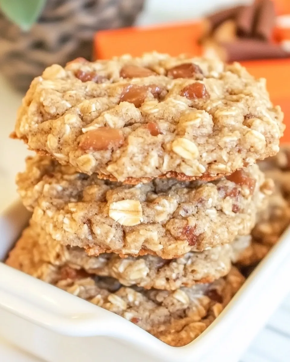 Easy Butterfinger Oatmeal Cookies picture
