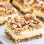 Homemade Butterscotch Toffee Cheesecake Bars photo