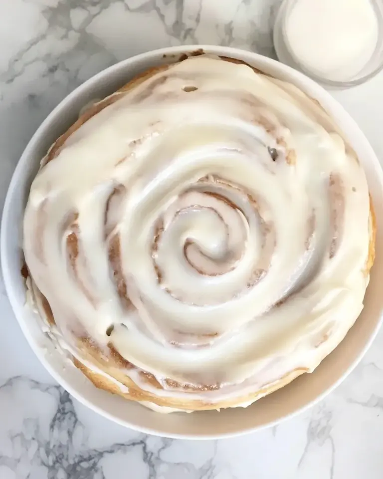 Homemade CINNAMON ROLL CAKE FROM SCRATCH photo