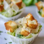 Homemade Caesar Salad Cups photo
