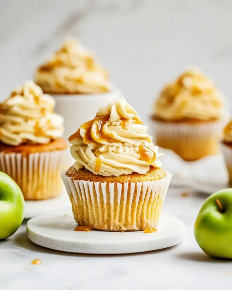 Homemade Caramel Apple Cupcakes photo