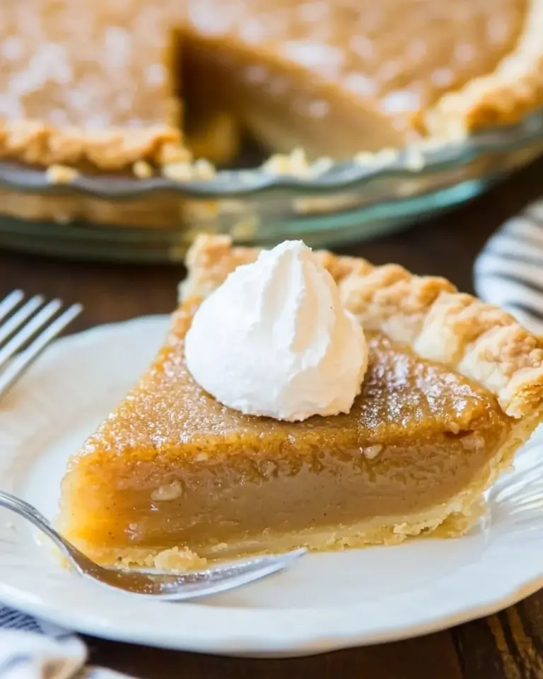 Homemade Caramel Chess Pie photo
