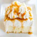 Homemade Caramel Cream Poke Cake photo